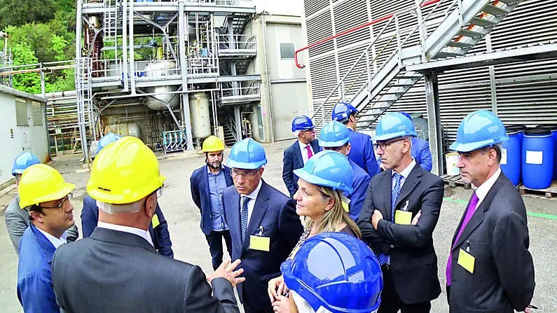 Un sopralluogo all’ex Miteni di Trissino