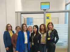 Le impiegate dell'ufficio postale di Solesino