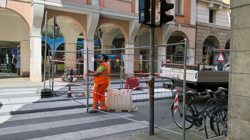 Cantieri del tram a Padova