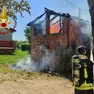 I vigili del fuoco in azione a Villa del Conte