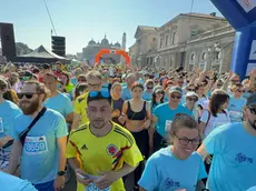 La partenza delle stracittadine da Prato della Valle (foto Agenzia Bianchi)