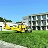Ieri mattina a Tribano l’elisoccorso è arrivato insieme all’ambulanza del Suem 118
