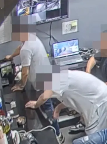 La banca clandestina in un fermoimmagine della Finanza