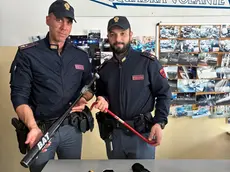 Il materiale sequestrato dalla polizia