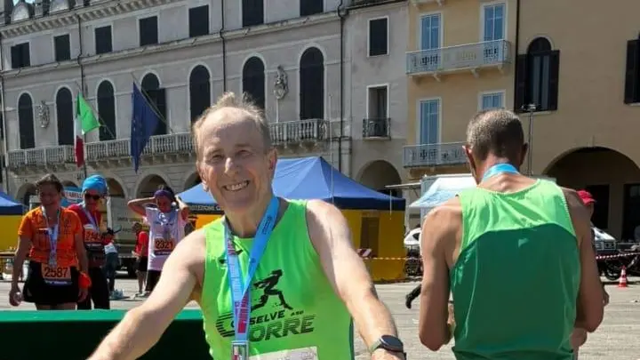 Paolo Sottovia alla Maratona di Padova