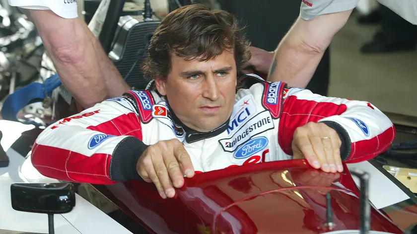 Zanardi all'epoca dell'automobilismo