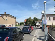 Uno dei T-Red installati a San Martino di Lupari all’incrocio semaforico tra via Cavour e via Dante