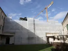 Il cantiere di via Casa di Ricovero fermo a Treviso