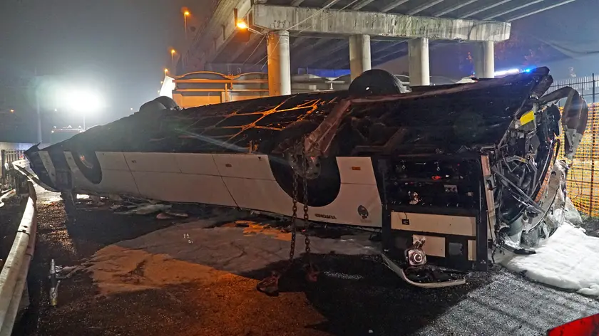 Il bus della strage di Mestre