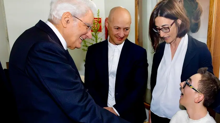 Il presidente Mattarella ha incontrato Mattia Casonato, liceale di Sacile