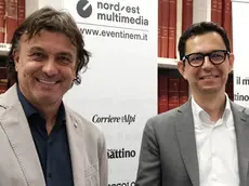 Valter Gallo, a sinistra, e Alessandro Dal Corso, candidati alla poltrona di sindaco a Camposarsego