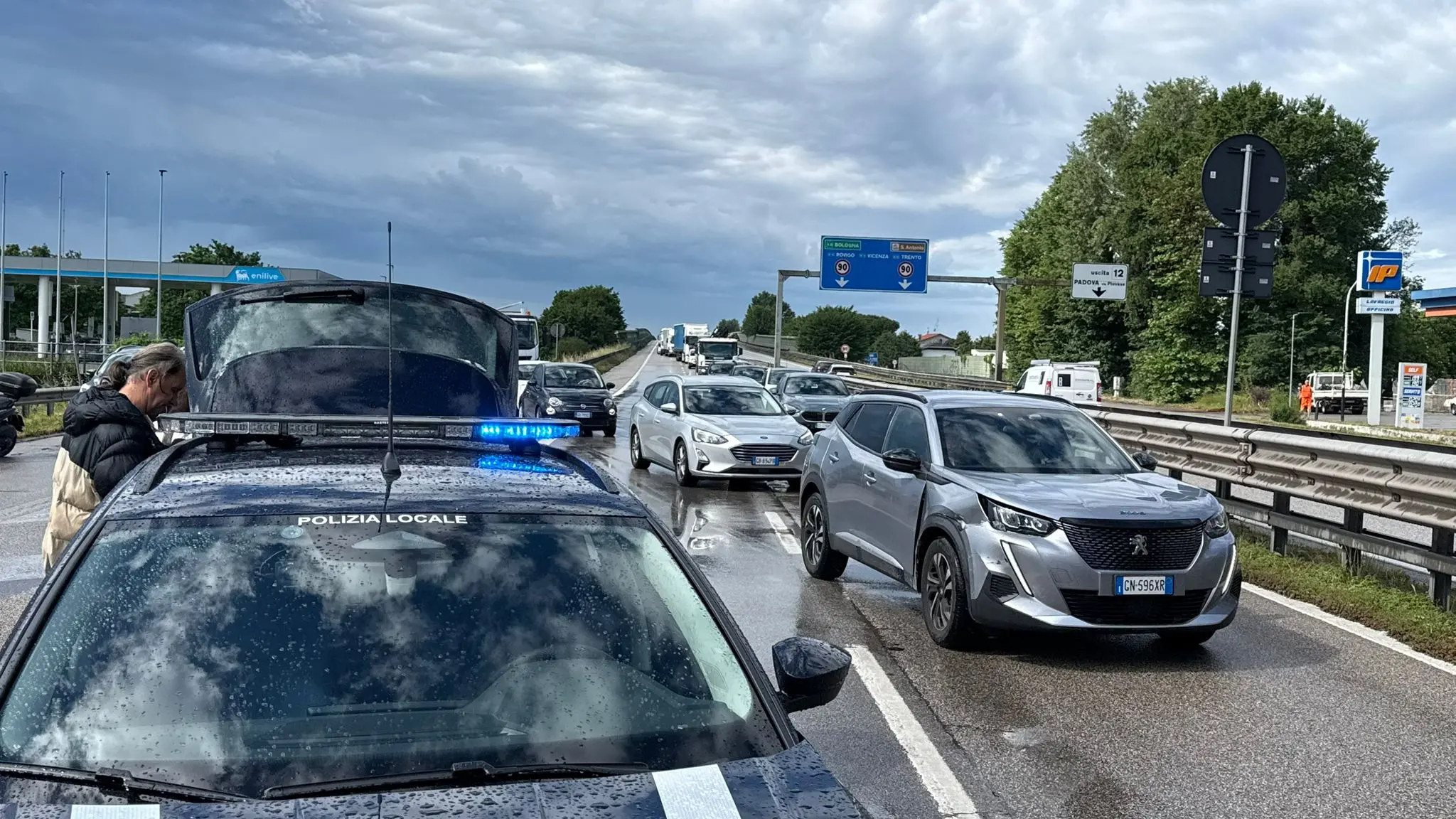 Le code causate dall'incidente