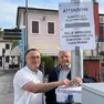Giorgio Bragagnolo e Giuseppe Serato con la cassetta