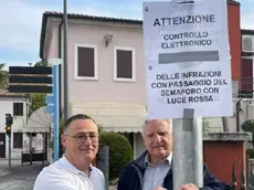Giorgio Bragagnolo e Giuseppe Serato con la cassetta