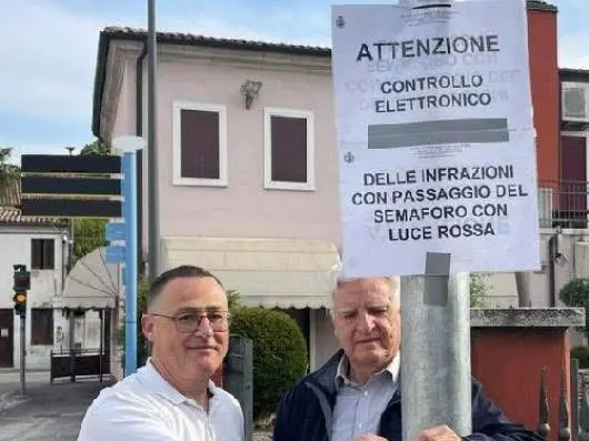 Giorgio Bragagnolo e Giuseppe Serato con la cassetta