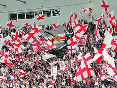 La curva sud dello stadio Euganeo