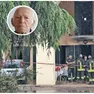 L'abitazione della tragedia e nel tondo la vittima Francesco Martin (foto Agenzia Piran)
