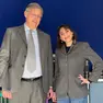 Anna Cortellazzo, digital strategist e il padre Michele Cortellazzo docente emerito di linguistica