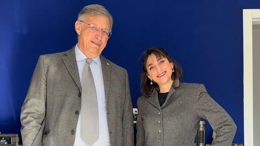 Anna Cortellazzo, digital strategist e il padre Michele Cortellazzo docente emerito di linguistica