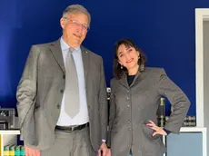 Anna Cortellazzo, digital strategist e il padre Michele Cortellazzo docente emerito di linguistica