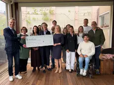 La consegna dell'assegno alla Fondazione "La Miglior Vita Possibile"