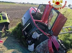 Il luogo dell'incidente. (Credit foto: Vigili del fuoco)
