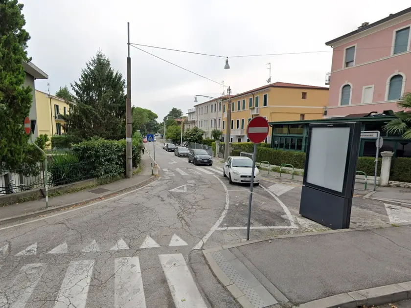 La zona dove è avvenuta la rapina