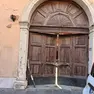 Il portone dell'ex tribunale militare di Padova