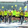 Tanti cittadini, assieme agli amministratori, hanno partecipato alla staffetta per Giulio Regeni (foto Bonaventura)