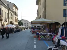 l centro di Cittadella dove l'uomo sabato ha seminato il panico