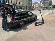 Controlli sui monopattini elettrici