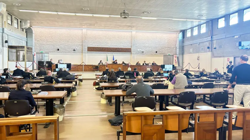 Un’udienza in aula bunker contro l’organizzazione criminale denominata Mala del Tronchetto