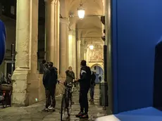 I portici di palazzo Monte di Pietà a Padova: in centro aumentano le aggressioni di sera