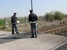 Rilievi della Polfer dopo una tragedia sui binari
