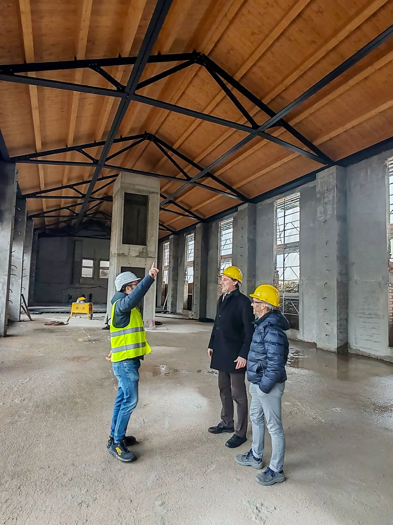 Visita al cantiere dell’ex stazione delle corriere in via San Girolamo a Este