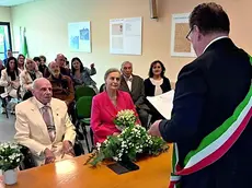 Luigi Iannaccone e Giannina Modonutti il giorno delle nozze