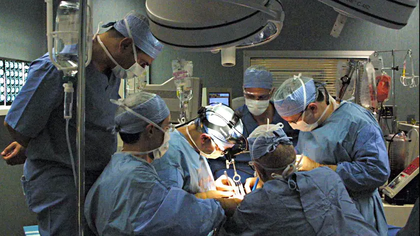 Un intervento chirurgico in ospedale