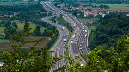 L’A4 nella provincia di Vicenza