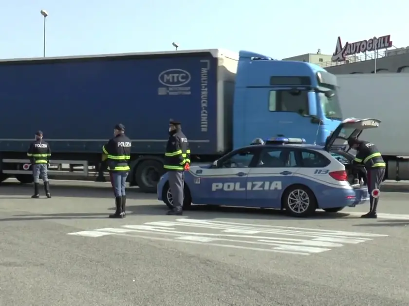 Il giovane medico è stato fermato dalla polizia stradale