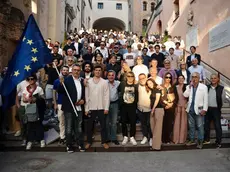Calenda e Cruciani con il pubblico di Padova