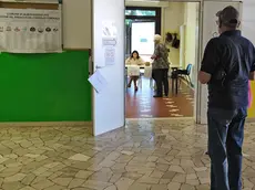 Un seggio ad Albignasego (foto Piran)