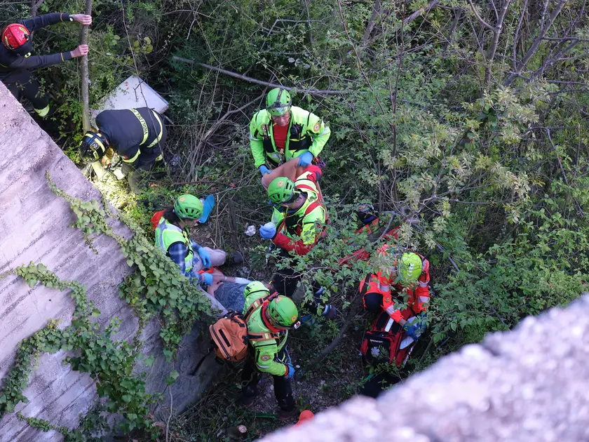 Un intervento del Soccorso alpino