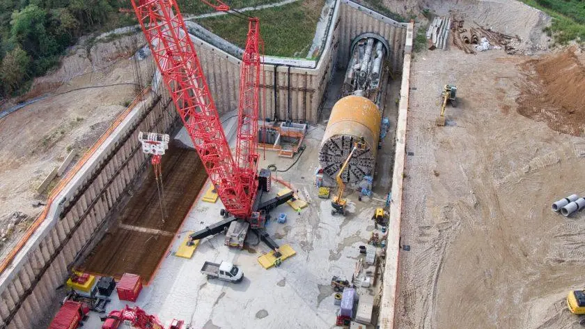 Il cantiere dell’alta velocità tra Verona e Brescia