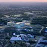 Il rendering del futuro nuovo ospedale di Padova Est