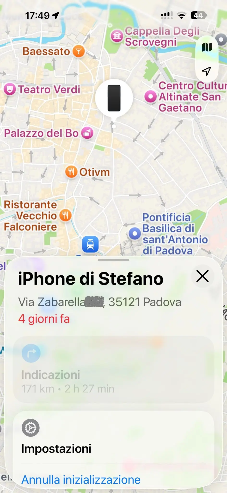Localizza l’iPhone rubato ma nessuno lo recupera: «Serve l’ok del giudice»