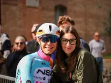 Alessandro Pinarello con la fidanzata Anna