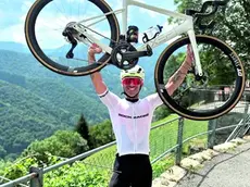 Marco Melandri con la sua bici