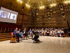 Un momento del convegno che si sta svolgendo in questi giorni a Palazzo del Bo sul futuro degli atenei