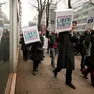 Una manifestazione dell'associazione Luca Coscioni