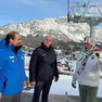 Il sopralluogo durante le Olimpiadi
